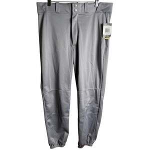 NWT Wilsons Mens Grey Baseball Pants SIze L